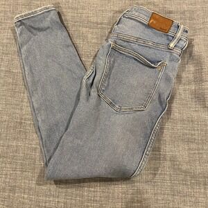 Madewell 10 Inch High Rise Skinny Jeans Light Wash Size 30